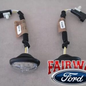10 thru 14 F150 OEM Ford Raptor Front Bumper Side Marker Running Lamp Set of 2