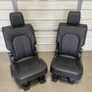 2018-2023 Ford Expedition Second Row/ Rear Seat Set Black Leather