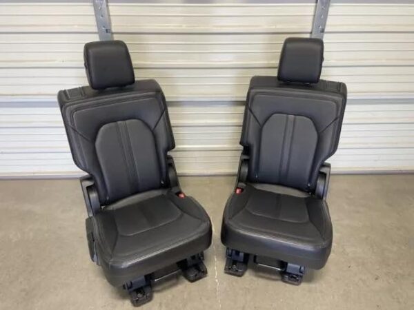 2018-2023 Ford Expedition Second Row/ Rear Seat Set Black Leather