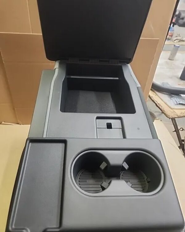 2024 Ford F150 F250 F350 Gray Crew Cab Cloth Center Console Jump Seat