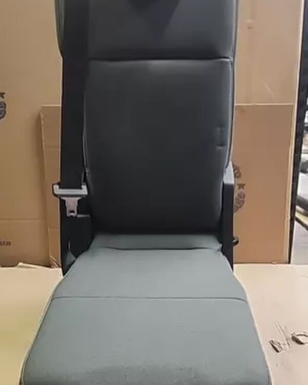 2024 Ford F150 F250 F350 Gray Crew Cab Cloth Center Console Jump Seat - Image 3