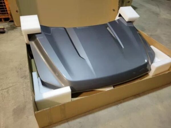 Take Off Original Aluminum Hood Fits 2021-2023 Ford F150 CARBONIZED M7