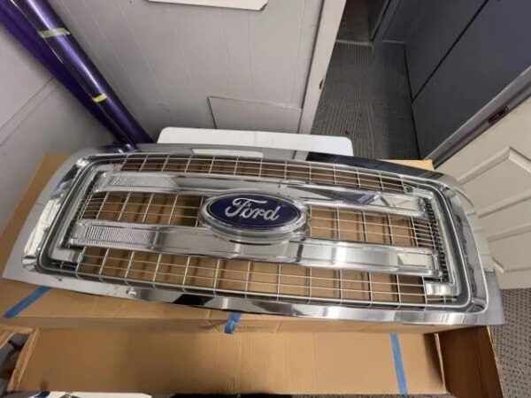 Oem 2009-14 Ford F150 Genuine Ford 2 Bar Chrome Grille W/Emblem Dl3Z8200Da