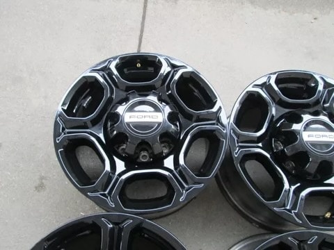 18” Ford F250 F350 Super Duty Factory Black Wheels Rims 2023 Tremor