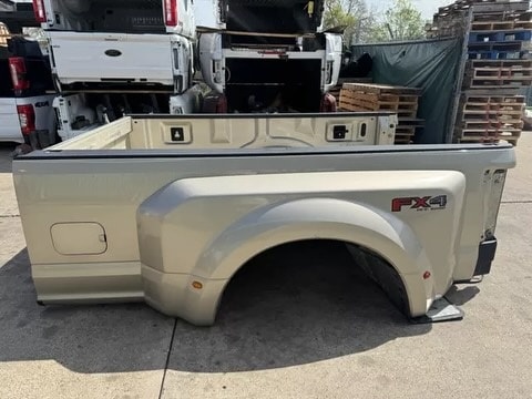 2017-2019 Ford F350 F450 Factory Dually Bed OEM White Gold 8 FT Long DRW OEM