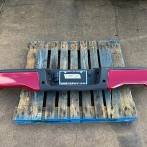 2023 2024 Ford F250 F350 Factory Painted Rear Bumper Rapid Red w/ Sensor Hole