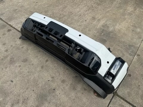 2024 GMC Sierra 2500 3500 Factory Painted Front Bumper Summit White Fog Light