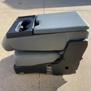 15 -24 Oem Ford F150 Center Jump Seat / Console Gray Vinyl New! Nice!!! F250 No