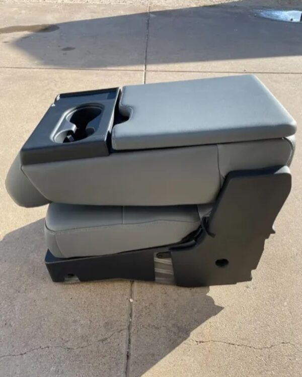 15 -24 Oem Ford F150 Center Jump Seat / Console Gray Vinyl New! Nice!!! F250 No