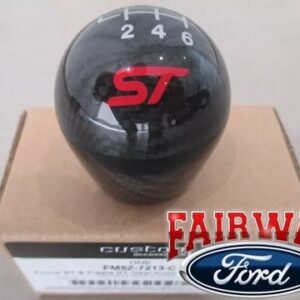 13 thru 19 Fiesta Focus ST OEM Ford Carbon Fiber 6-speed Gear Shift Knob w/ Logo
