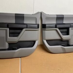 2015-2018 F150 Xlt Super Crew Cab Gray / Black Rear Door Panels.. New Take Offs!