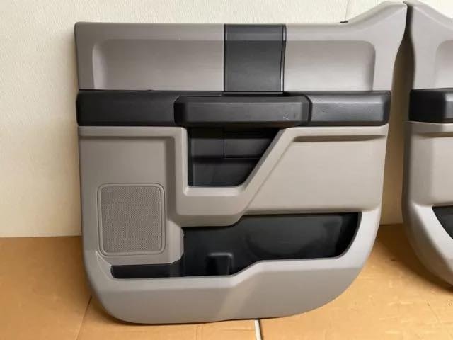 2015-2018 F150 Xlt Super Crew Cab Gray / Black Rear Door Panels.. New Take Offs!