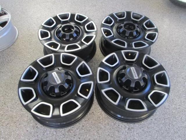 20″ Ford F250 F350 Factory Wheels Rims Black Platinum Caps 2024