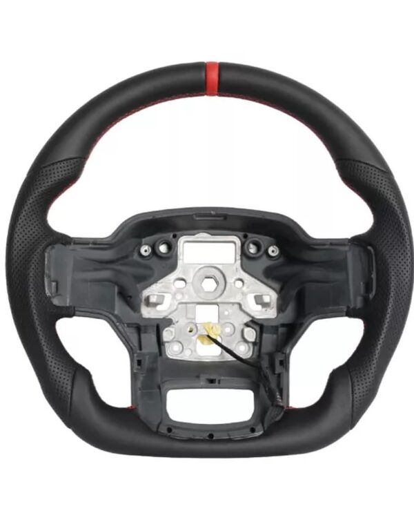 Full Leather Sport Steering Wheel For Ford F150 Raptor 2021-2024 with Heated - Image 2