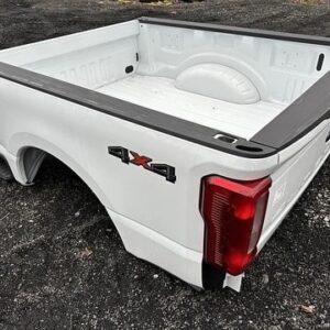 2023-2024 Ford Super Duty F250 F350 SHORT BED Truck box W/ Tailgate Oxford White