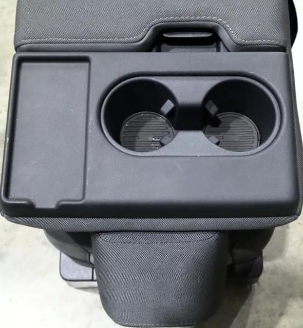 New 2024 Ford F150 F250 F350 Gray Reg Cab Cloth Center Console Jump Seat