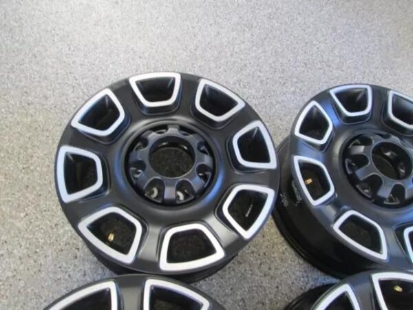 20" Ford F250 F350 Factory Wheels Rims Black Platinum Caps 2024 - Image 6