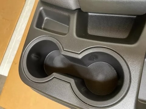 19-23 Chevrolet Tahoe Silverado Ebony Cloth Center Jump Seat With Storage…rare